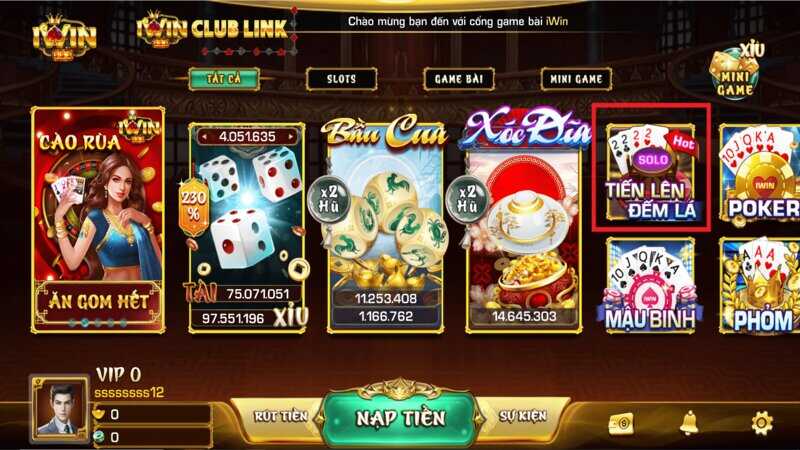 Những thông tin chung về tiến lên tại Iwin